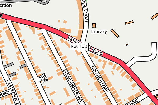 RG6 1QD map - OS OpenMap – Local (Ordnance Survey) RG6 1QD map - OS OpenMap – Local (Ordnance Survey)