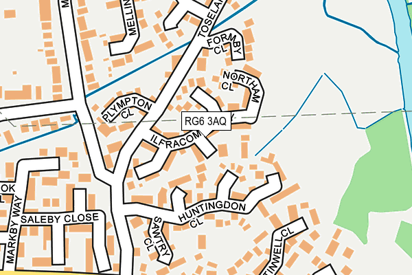 RG6 3AQ map - OS OpenMap – Local (Ordnance Survey) RG6 3AQ map - OS OpenMap – Local (Ordnance Survey)