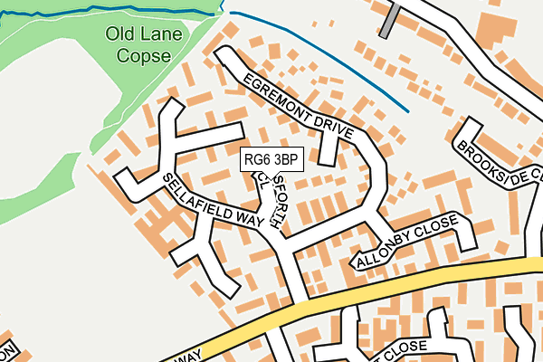 RG6 3BP map - OS OpenMap – Local (Ordnance Survey) RG6 3BP map - OS OpenMap – Local (Ordnance Survey)