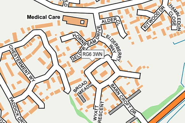RG6 3WN map - OS OpenMap – Local (Ordnance Survey) RG6 3WN map - OS OpenMap – Local (Ordnance Survey)