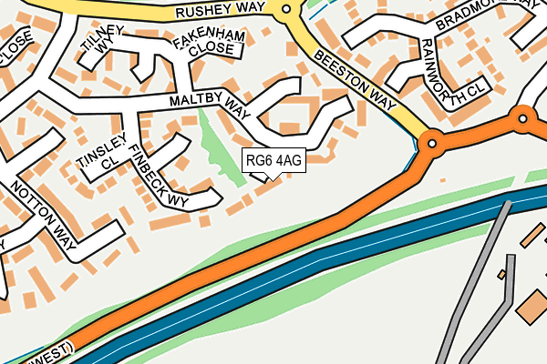 RG6 4AG map - OS OpenMap – Local (Ordnance Survey) RG6 4AG map - OS OpenMap – Local (Ordnance Survey)