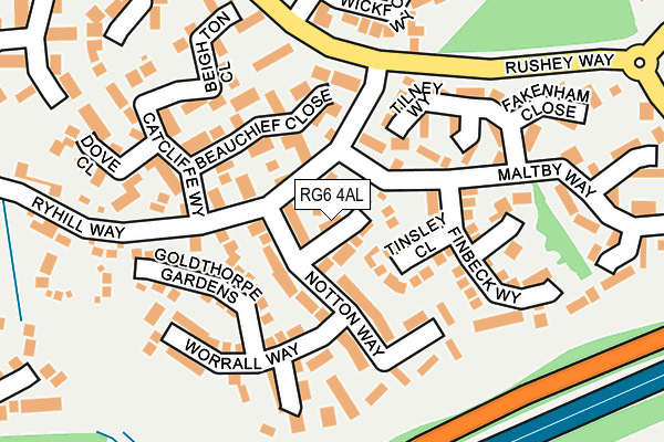 RG6 4AL map - OS OpenMap – Local (Ordnance Survey) RG6 4AL map - OS OpenMap – Local (Ordnance Survey)