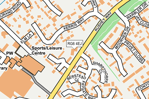 RG6 4EJ map - OS OpenMap – Local (Ordnance Survey) RG6 4EJ map - OS OpenMap – Local (Ordnance Survey)