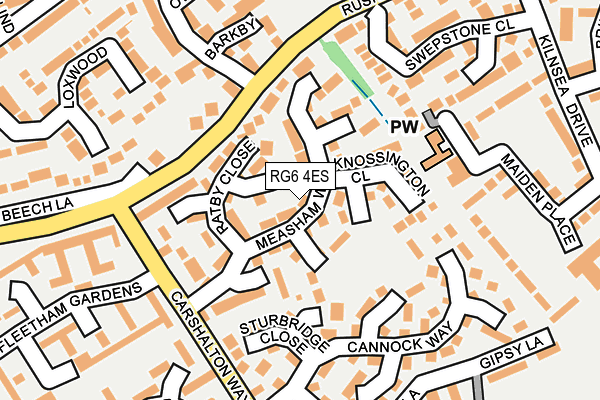 RG6 4ES map - OS OpenMap – Local (Ordnance Survey) RG6 4ES map - OS OpenMap – Local (Ordnance Survey)
