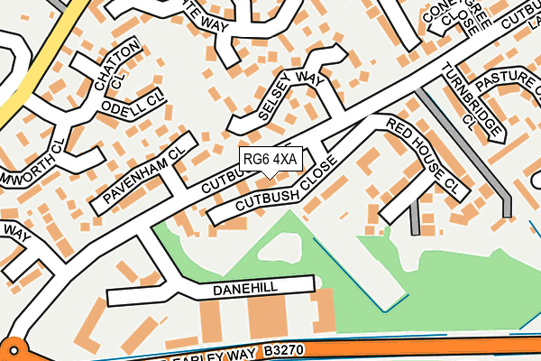 RG6 4XA map - OS OpenMap – Local (Ordnance Survey) RG6 4XA map - OS OpenMap – Local (Ordnance Survey)