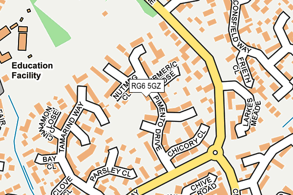 RG6 5GZ map - OS OpenMap – Local (Ordnance Survey) RG6 5GZ map - OS OpenMap – Local (Ordnance Survey)