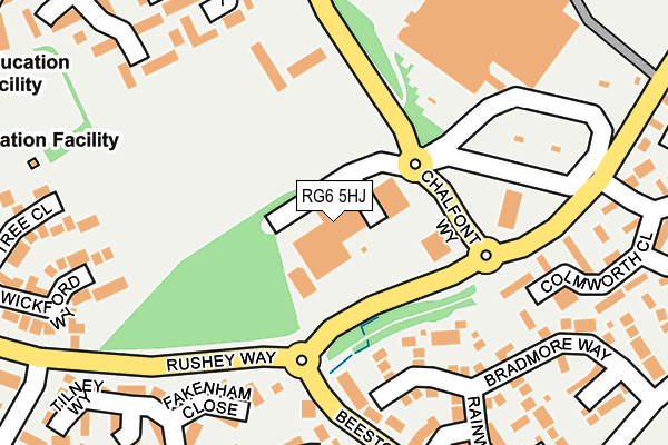 RG6 5HJ map - OS OpenMap – Local (Ordnance Survey) RG6 5HJ map - OS OpenMap – Local (Ordnance Survey)