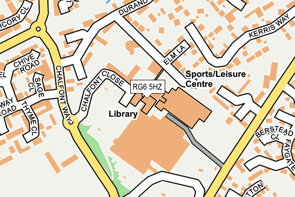 RG6 5HZ map - OS OpenMap – Local (Ordnance Survey) RG6 5HZ map - OS OpenMap – Local (Ordnance Survey)