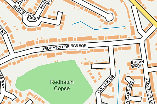 RG6 5QR map - OS OpenMap – Local (Ordnance Survey) RG6 5QR map - OS OpenMap – Local (Ordnance Survey)
