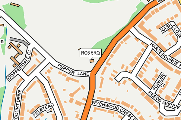 RG6 5RQ map - OS OpenMap – Local (Ordnance Survey) RG6 5RQ map - OS OpenMap – Local (Ordnance Survey)