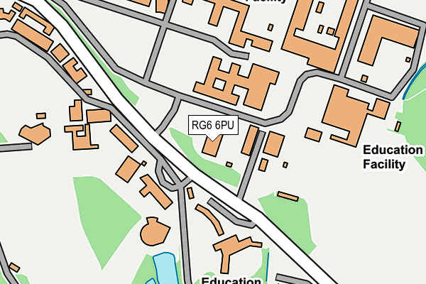 RG6 6PU map - OS OpenMap – Local (Ordnance Survey) RG6 6PU map - OS OpenMap – Local (Ordnance Survey)