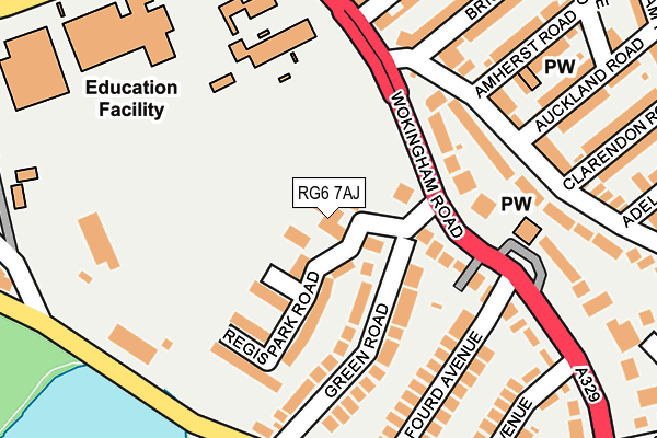 RG6 7AJ map - OS OpenMap – Local (Ordnance Survey) RG6 7AJ map - OS OpenMap – Local (Ordnance Survey)