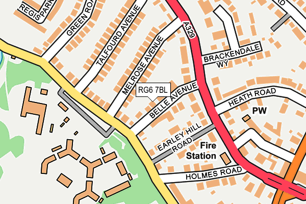 RG6 7BL map - OS OpenMap – Local (Ordnance Survey) RG6 7BL map - OS OpenMap – Local (Ordnance Survey)