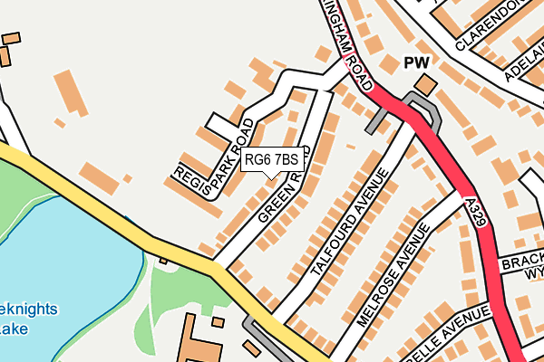 RG6 7BS map - OS OpenMap – Local (Ordnance Survey) RG6 7BS map - OS OpenMap – Local (Ordnance Survey)