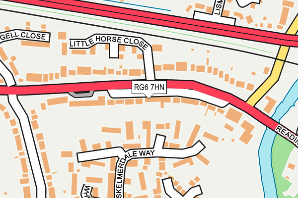 RG6 7HN map - OS OpenMap – Local (Ordnance Survey) RG6 7HN map - OS OpenMap – Local (Ordnance Survey)