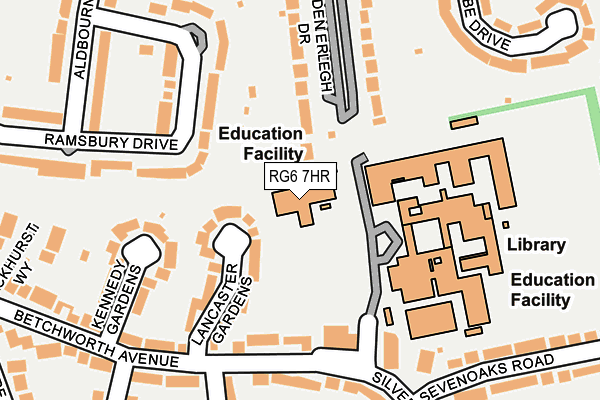 RG6 7HR map - OS OpenMap – Local (Ordnance Survey) RG6 7HR map - OS OpenMap – Local (Ordnance Survey)