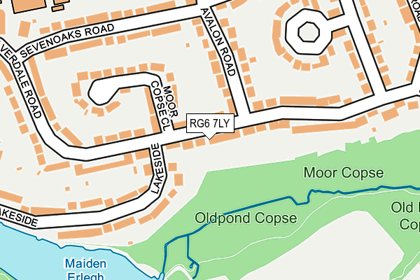 RG6 7LY map - OS OpenMap – Local (Ordnance Survey) RG6 7LY map - OS OpenMap – Local (Ordnance Survey)