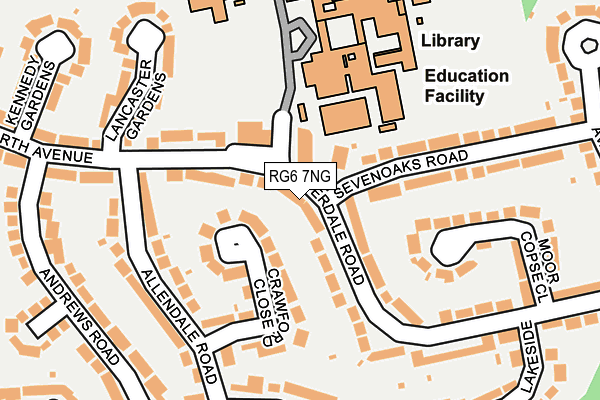 RG6 7NG map - OS OpenMap – Local (Ordnance Survey) RG6 7NG map - OS OpenMap – Local (Ordnance Survey)