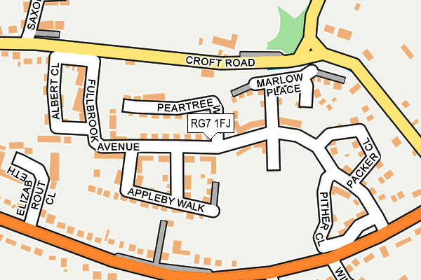 RG7 1FJ map - OS OpenMap – Local (Ordnance Survey) RG7 1FJ map - OS OpenMap – Local (Ordnance Survey)
