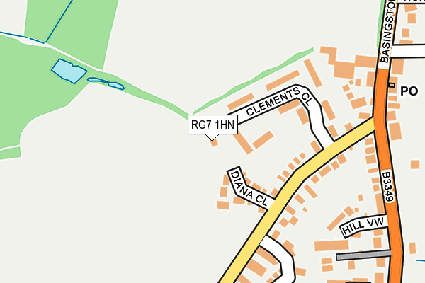 RG7 1HN map - OS OpenMap – Local (Ordnance Survey) RG7 1HN map - OS OpenMap – Local (Ordnance Survey)