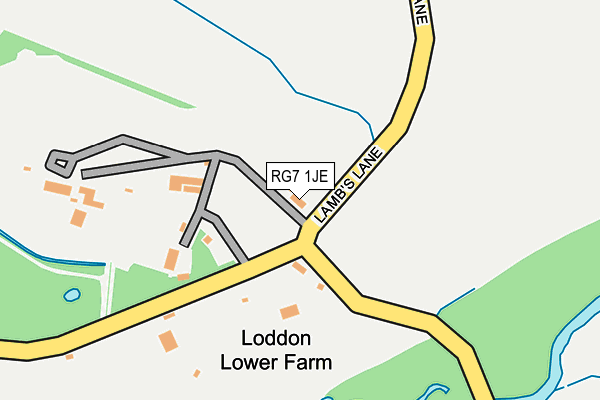 RG7 1JE map - OS OpenMap – Local (Ordnance Survey)
