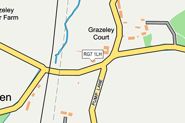 RG7 1LH map - OS OpenMap – Local (Ordnance Survey) RG7 1LH map - OS OpenMap – Local (Ordnance Survey)
