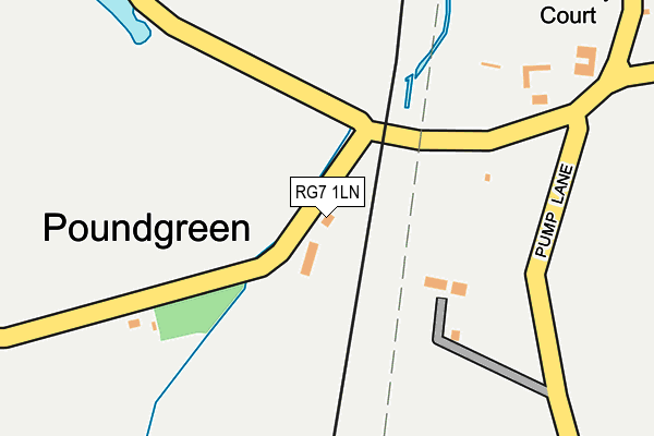 RG7 1LN map - OS OpenMap – Local (Ordnance Survey) RG7 1LN map - OS OpenMap – Local (Ordnance Survey)