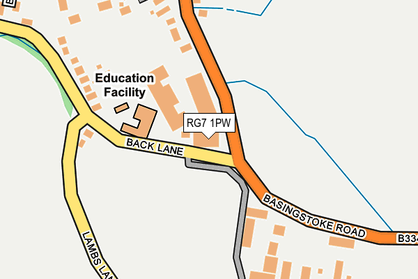 RG7 1PW map - OS OpenMap – Local (Ordnance Survey) RG7 1PW map - OS OpenMap – Local (Ordnance Survey)