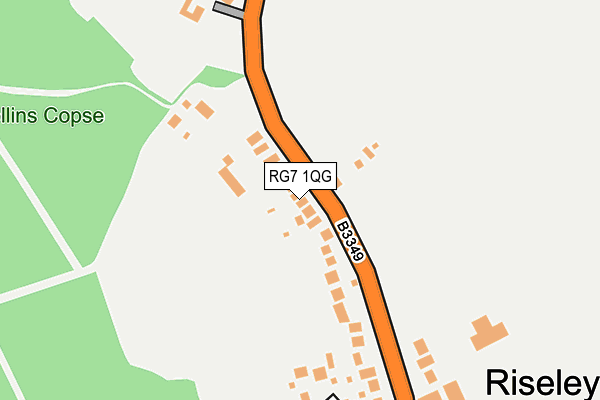 RG7 1QG map - OS OpenMap – Local (Ordnance Survey) RG7 1QG map - OS OpenMap – Local (Ordnance Survey)