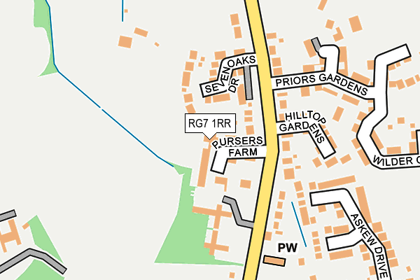 RG7 1RR map - OS OpenMap – Local (Ordnance Survey) RG7 1RR map - OS OpenMap – Local (Ordnance Survey)