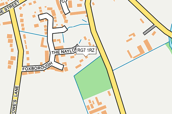 RG7 1RZ map - OS OpenMap – Local (Ordnance Survey) RG7 1RZ map - OS OpenMap – Local (Ordnance Survey)