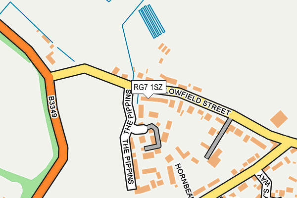 RG7 1SZ map - OS OpenMap – Local (Ordnance Survey) RG7 1SZ map - OS OpenMap – Local (Ordnance Survey)