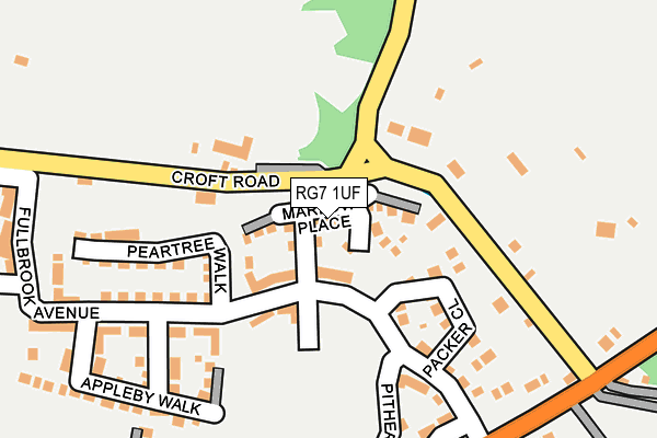RG7 1UF map - OS OpenMap – Local (Ordnance Survey) RG7 1UF map - OS OpenMap – Local (Ordnance Survey)