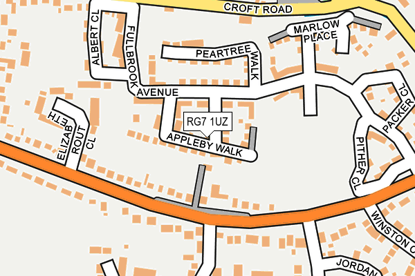 RG7 1UZ map - OS OpenMap – Local (Ordnance Survey) RG7 1UZ map - OS OpenMap – Local (Ordnance Survey)