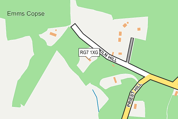 RG7 1XG map - OS OpenMap – Local (Ordnance Survey) RG7 1XG map - OS OpenMap – Local (Ordnance Survey)