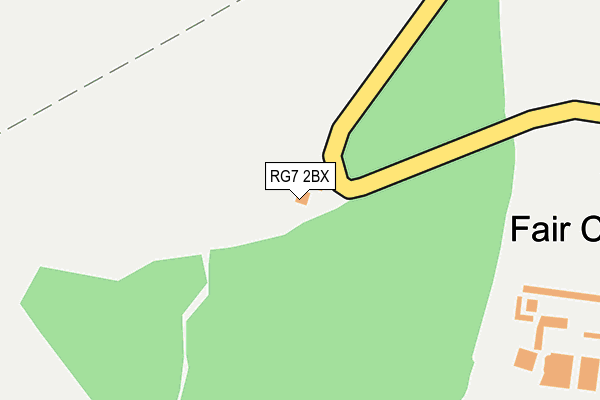 RG7 2BX map - OS OpenMap – Local (Ordnance Survey) RG7 2BX map - OS OpenMap – Local (Ordnance Survey)