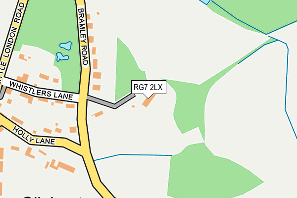 RG7 2LX map - OS OpenMap – Local (Ordnance Survey) RG7 2LX map - OS OpenMap – Local (Ordnance Survey)
