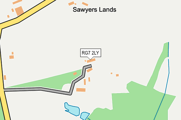 RG7 2LY map - OS OpenMap – Local (Ordnance Survey) RG7 2LY map - OS OpenMap – Local (Ordnance Survey)