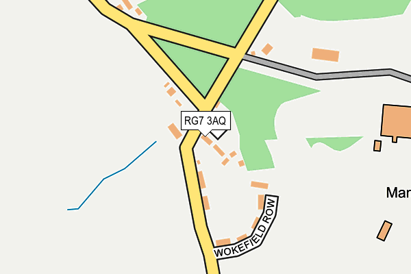 RG7 3AQ map - OS OpenMap – Local (Ordnance Survey) RG7 3AQ map - OS OpenMap – Local (Ordnance Survey)