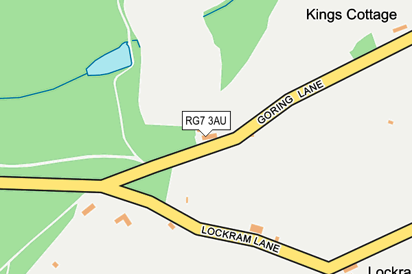 RG7 3AU map - OS OpenMap – Local (Ordnance Survey) RG7 3AU map - OS OpenMap – Local (Ordnance Survey)