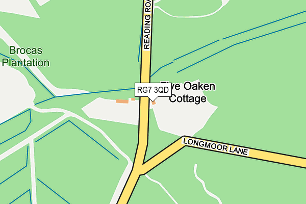 RG7 3QD map - OS OpenMap – Local (Ordnance Survey) RG7 3QD map - OS OpenMap – Local (Ordnance Survey)