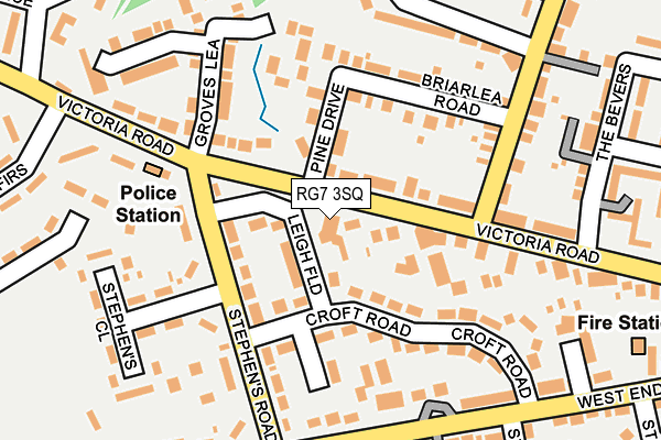 RG7 3SQ map - OS OpenMap – Local (Ordnance Survey) RG7 3SQ map - OS OpenMap – Local (Ordnance Survey)