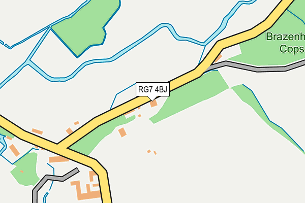RG7 4BJ map - OS OpenMap – Local (Ordnance Survey) RG7 4BJ map - OS OpenMap – Local (Ordnance Survey)