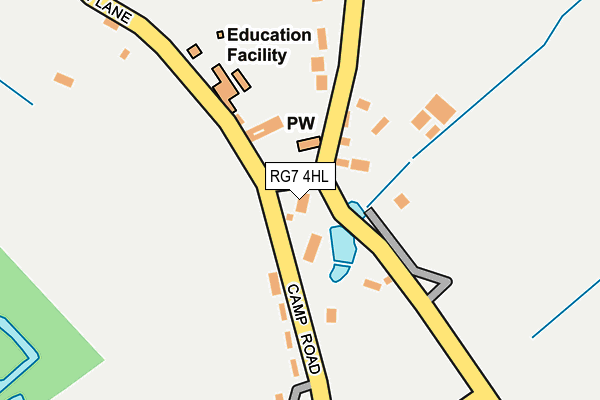 RG7 4HL map - OS OpenMap – Local (Ordnance Survey) RG7 4HL map - OS OpenMap – Local (Ordnance Survey)