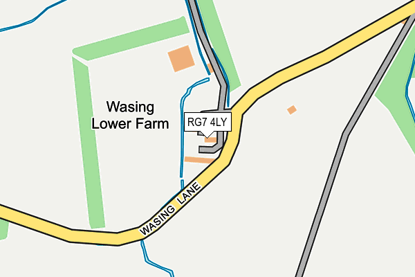 RG7 4LY map - OS OpenMap – Local (Ordnance Survey) RG7 4LY map - OS OpenMap – Local (Ordnance Survey)