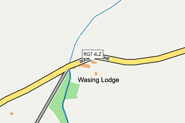 RG7 4LZ map - OS OpenMap – Local (Ordnance Survey) RG7 4LZ map - OS OpenMap – Local (Ordnance Survey)