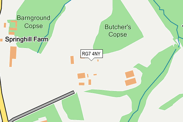 RG7 4NY map - OS OpenMap – Local (Ordnance Survey) RG7 4NY map - OS OpenMap – Local (Ordnance Survey)