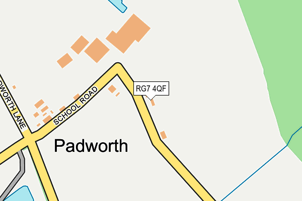 RG7 4QF map - OS OpenMap – Local (Ordnance Survey) RG7 4QF map - OS OpenMap – Local (Ordnance Survey)