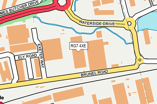 RG7 4XE map - OS OpenMap – Local (Ordnance Survey) RG7 4XE map - OS OpenMap – Local (Ordnance Survey)