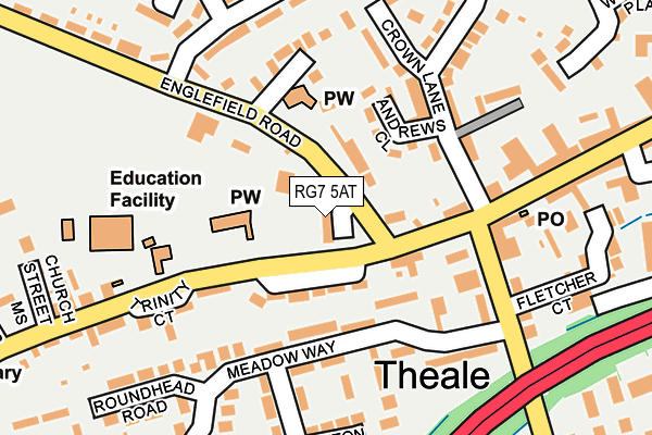 RG7 5AT map - OS OpenMap – Local (Ordnance Survey) RG7 5AT map - OS OpenMap – Local (Ordnance Survey)